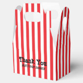 Ballotins Red & White Circus Stripes Party Favoriser les boî (Ouvert)