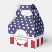 Ballotins Red White et Blue Stried American Flag Party (Arrière)