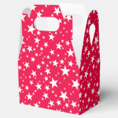 Ballotins Red White Stars Noël Élégant Modèle (Ouvert)