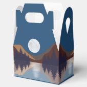 Ballotins Réflexion de la lune de la forêt Abstraite rustiqu (Ouvert)