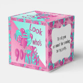 Ballotins Regardez qui a 90 ans | 90e anniversaire - rose et (Arrière)