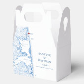 Ballotins Rehoboth Beach Delaware Map Mariage élégant (Ouvert)