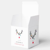 Ballotins Reindeer moderne rouge blanc nom de famille (Ouvert)