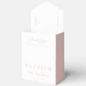 Ballotins Religious Cross Pink Script Girl Baptism  (Ouvrir)