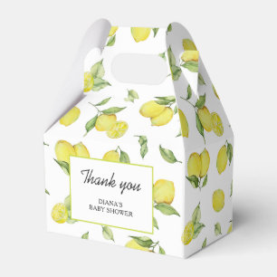 Ballotins Remerciement Baby Shower Citron