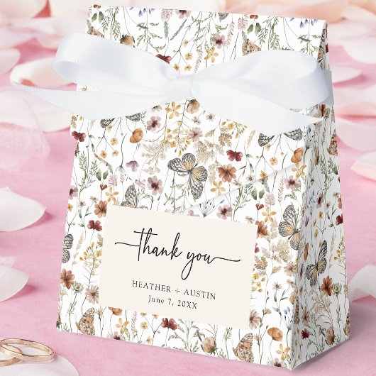 Ballotins Remerciement Bohème Rustique