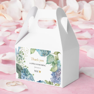Ballotins Remerciement de Baby Shower Hydrangeas Bleues