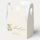 Ballotins Remerciement de calligraphie de citrouille de douc (Ouvert)