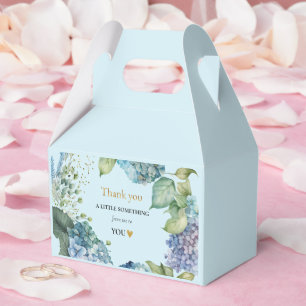 Ballotins Remerciement de douche de mariée Hydrangeas bleues