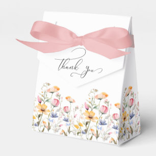 Ballotins Remerciement de mariage Fleur sauvage Prairie Aqua