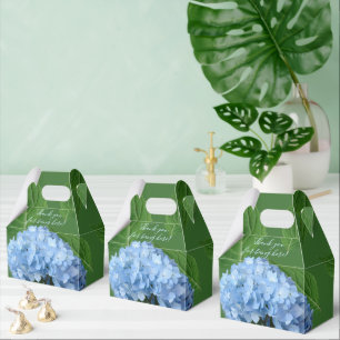 Ballotins Remerciement de mariage floral d'Hydrangea Bleue