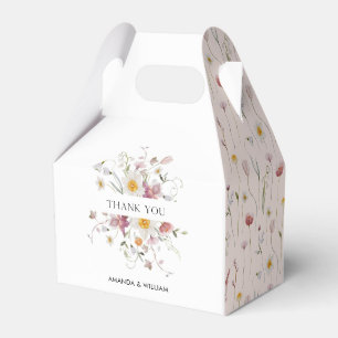 Ballotins Remerciement Floral Vintage