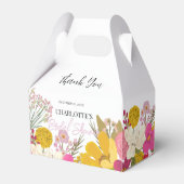 Ballotins Remerciement pour Baby Shower d'Été dans un Jardin (Verso)