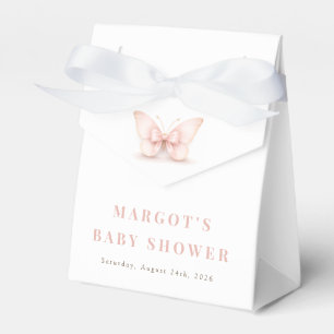 Ballotins Remerciement pour une Baby Shower Fille Papillon M