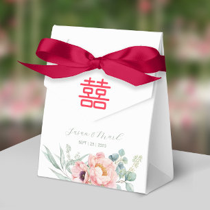 Ballotins Remerciements de mariage Double Bonheur Chinois