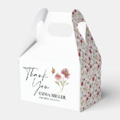 Ballotins Remerciements Fleurs Sauvages Mariage (Verso)