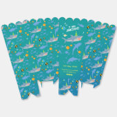 Ballotins Requin souriant sous la mer garçon fête d'annivers (Déplié)