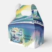 Ballotins Requin sous la mer Garçon Anniversaire (Verso)