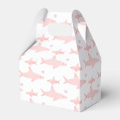 Ballotins Requins mignons rose blanc | BALLOTIN BABY SHOWER (Arrière)