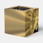 Ballotins Retour, mariage de fleur de lys doré (Arrière)