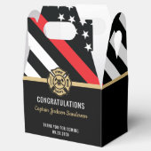 Ballotins Retraite des pompiers Red Line Flag Félicats (Ouvert)