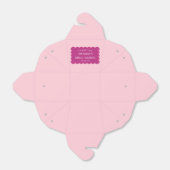 Ballotins Retro 1950s Wavy Edge Magenta et rose nuptiale (Déplié)