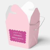 Ballotins Retro 1950s Wavy Edge Magenta et rose nuptiale (Ouvert)