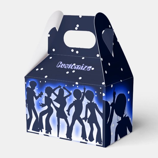 Ballotins Retro Dance Party Blue Gable (Verso)