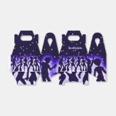 Ballotins Retro Dance Party Purple Gable (Déplié)