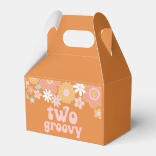 Ballotins Retro Floral deux super Ballotin de 2e anniversair
