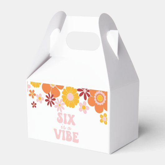 Ballotins Retro Floral Six est un Vibe Super 6e anniversaire (Verso)