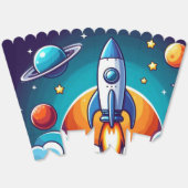 Ballotins Retro, fusée spatiale (Déplié)