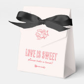 Ballotins Retro Love is Sweet Hand Drawn Cupid Wedding (Verso)