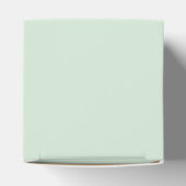 Ballotins Retro Mint Orange Stripes Baby shower personnalisé (Haut)