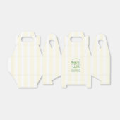 Ballotins Retro Modern Green & Yellow Bachelorette Weekend (Déplié)