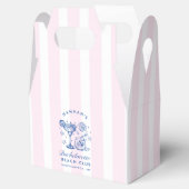 Ballotins Retro Modern Pink & Blue Bachelorette Weekend (Ouvert)