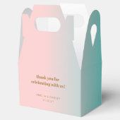 Ballotins Retro Pastel Gradient Mariage unique personnalisé  (Ouvert)