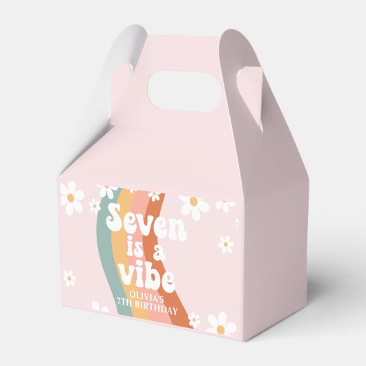 Ballotins Retro Rainbow Seven est un Vibe Daisy 7e anniversa (Verso)