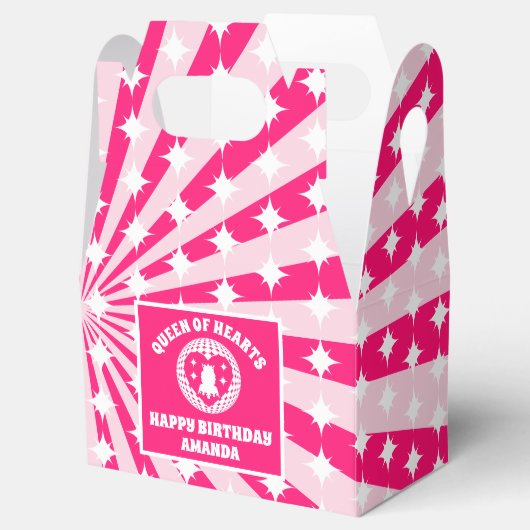 Ballotins Retro Reine des Coeurs Rose fête d'anniversaire (Ouvert)