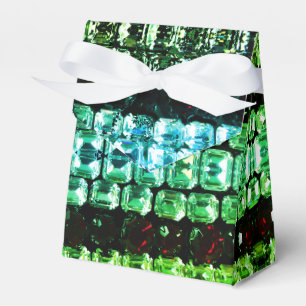 Ballotins Rhinestones bleu turquoise vert - Bijoux vintages