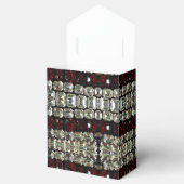 Ballotins Rhinestones rouges et blancs - Bijoux vintages (Ouvert)