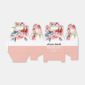 Ballotins Rhododendron and flowers bold typography wedding (Déplié)