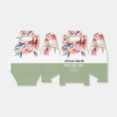 Ballotins Rhododendron branch flowers typography wedding (Déplié)