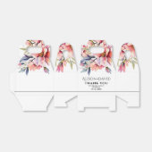 Ballotins Rhododenron flowers black typography wedding (Déplié)