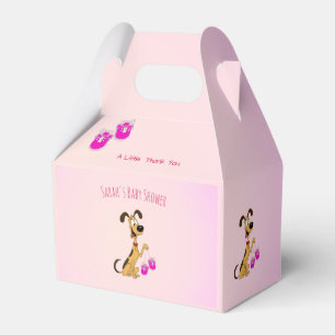 Ballotins Rico le chien Baby Girl Shower 