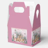 Ballotins Rinder d'aquarelle rose, Snowman Joyeux Noël (Ouvert)