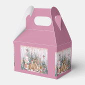 Ballotins Rinder d'aquarelle rose, Snowman Joyeux Noël (Verso)