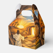 Ballotins Risen Jesus Empty Tomb Easter Gift Box (Arrière)