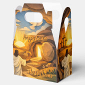 Ballotins Risen Jesus Empty Tomb Easter Gift Box (Ouvert)