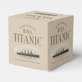 Ballotins RMS Titanic Ghost Ship Sepia Classic 2x2 Ballotin (Arrière)